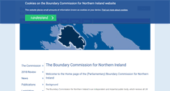 Desktop Screenshot of boundarycommission.org.uk